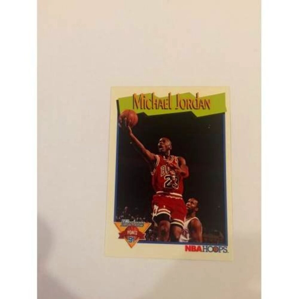 1991-92 NBA Hoops #317 Michael Jordan Chicago Bulls (033)